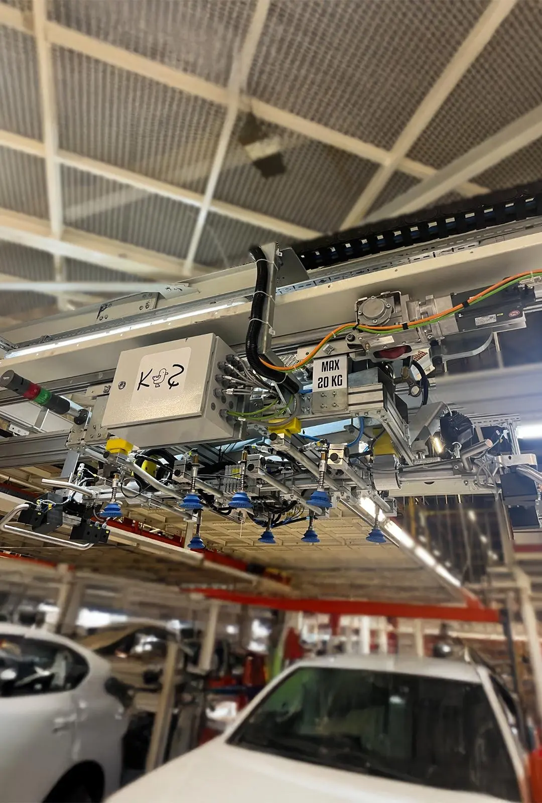 Otomatik yükleme makinası sistemi